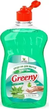 Средство для мытья посуды клин грин 500 мл алое