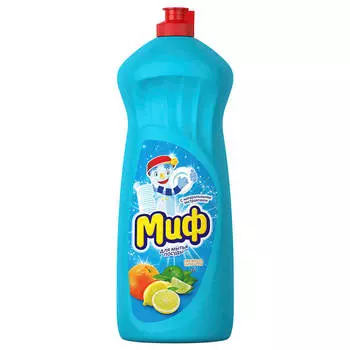 Средство для мытья посуды Миф 1л свежесть цитрусов