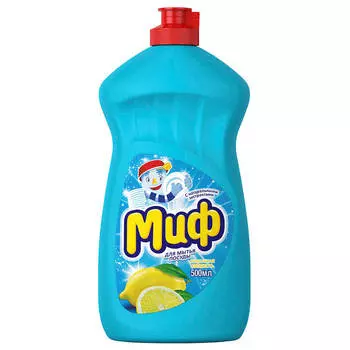 Средство д/мытья посуды миф 500 л лимонная свежесть