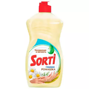 Средство для мытья посуды Sorti 450г с глицерином