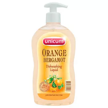 Средство д/мытья посуды уникум 550мл апельсин-бергамот