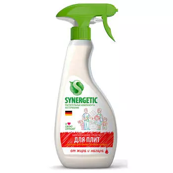 Средство для плит, сковородок, духовых шкафов Synergetic 500мл от жира и нагара