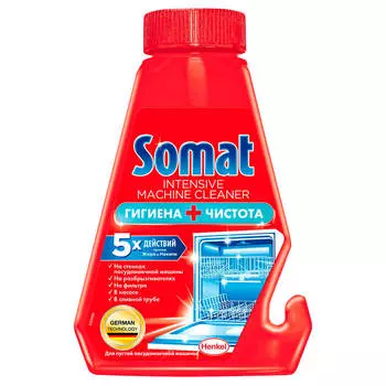 Чистящее ср-во для посудомоечных машин сомат интенсив 250 мл