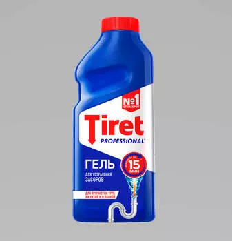 Средство для прочистки труб 500мл Tiret