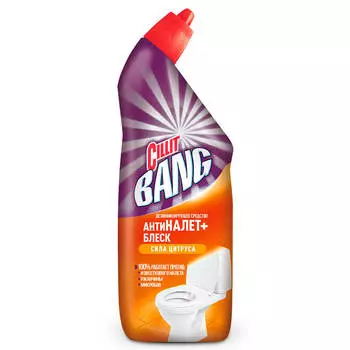 Средство для туалета Cillit Bang 750мл антиналет+блеск сила цитруса
