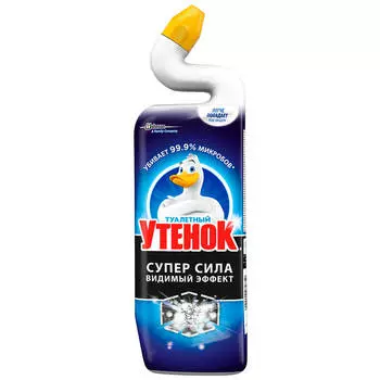 Средство для туалета туалетный Утенок 900мл видимый эффект