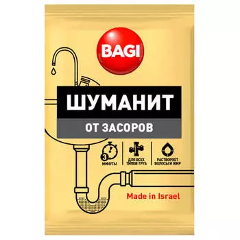 Средство от засоров Bagi шуманит 70г