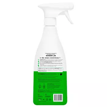 Средство-спрей для уборки на кухне WONDER LAB, экологичное, антижир, без резкого токсичного запаха,
