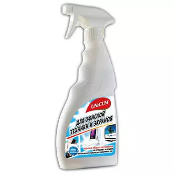 Средство Unicum 500мл для чистки офисной техники и экранов спрей
