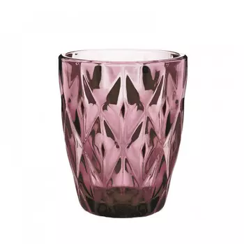 Стакан 240 мл Unigood розовый стекло