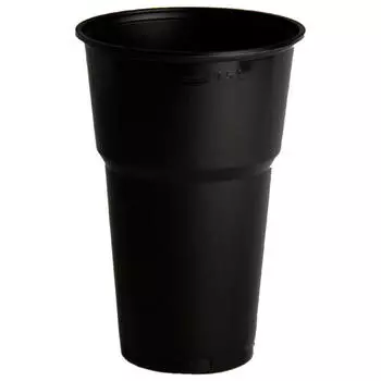 Стакан 500мл 5шт черный