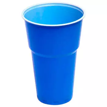 Стакан 500мл 5шт синий