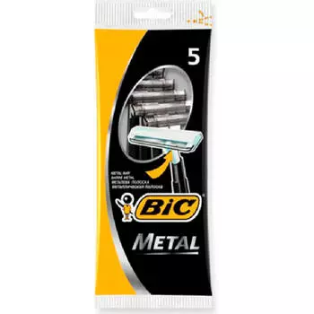Станок Bic 5шт метал одноразовый