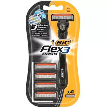 Станок Bic Flex 3 Hybrid с 4 кассетами