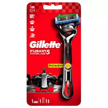 Станок Gillette Fusion ProGlide Power фиксболл с 1 кассетой
