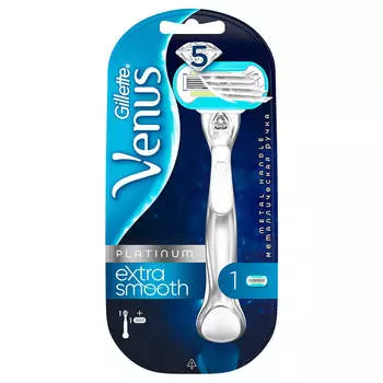 Станок Gillette Venus платинум с 1 кассетой женский