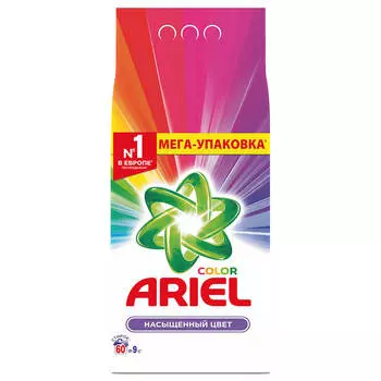 Стиральный порошок Ariel 9кг автомат колор п/п