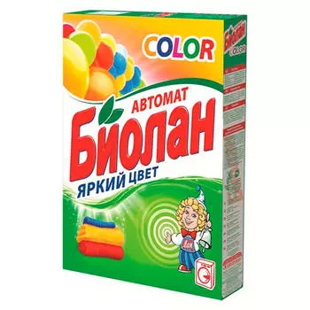 Стиральный порошок биолан 350 г автомат колор к/к