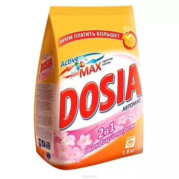 Стиральный порошок Dosia 1.8кг с кондиционером 2в1