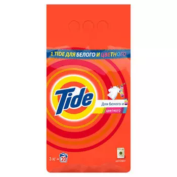 Стиральный порошок Tide 3кг автомат для белого и цветного