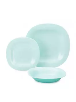 Столовый набор 18пр люминарк карин лайт тюркуаз p7628