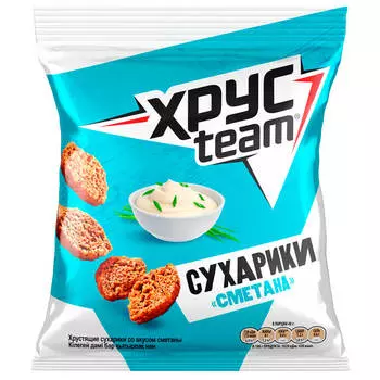 Сухарики Хрусteam 30г сметана