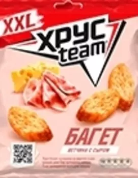 Сухарики хрустим багет 100 г ветчина сыр