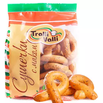 Сушечки Tralli Valli с маком 200г Свежий хлеб