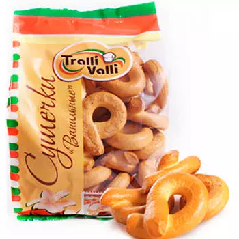 Сушечки ванильные 200 г тралли валли