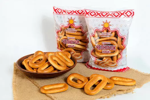 Сушки Челночок новый 400г Орловский хлебокомбинат