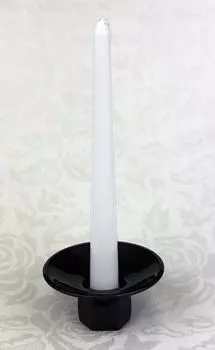 Свеча античная 1шт белая