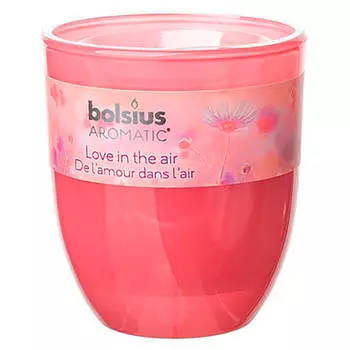 Свеча ароматическая в стакане любовь в воздухе 80х70