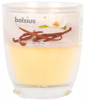 Свеча ароматическая в стакане ваниль 80х70