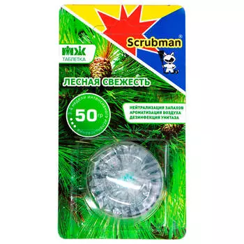 Таблетка для бачка унитаза Scrubman №20 50г