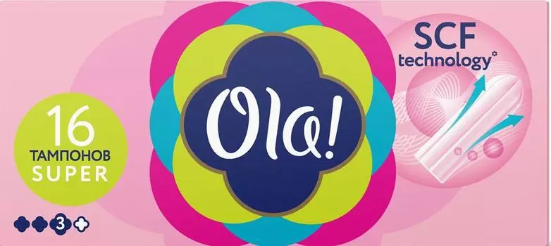 Тампоны ола 16 шт супер