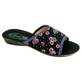 Тапки женские комнатные с верхом из текстильных материалов р. 36-40