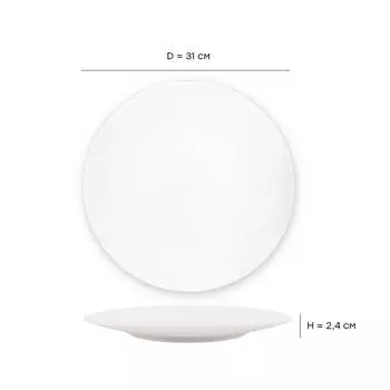 Тарелка 31см Via by R&amp;B фарфор 89073