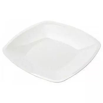 Тарелка Квадратная 30см 3шт Buffet белая