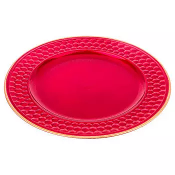 Тарелка подстановочная 33*33 см лефард 106-596