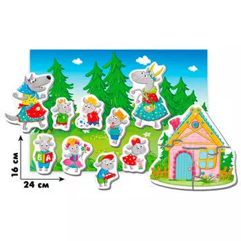 Театр магнитный волк и семеро козлят