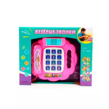 Телефон детский джой той веселые звонки б43672