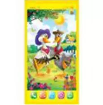 Телефон музыкальный рыжий кот мой телефончик веселые потешки им-7084