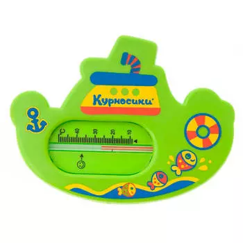 Термометр Курносики для ванной пароходик 19112
