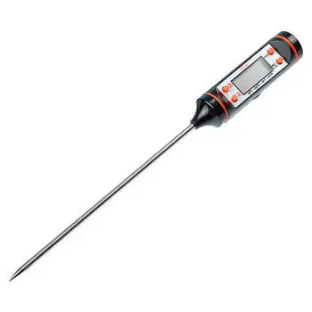 Термощуп электронный LuazON 20см нержавеющая сталь черный 1430103