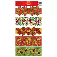 Термоусадочная этикетка хохлома