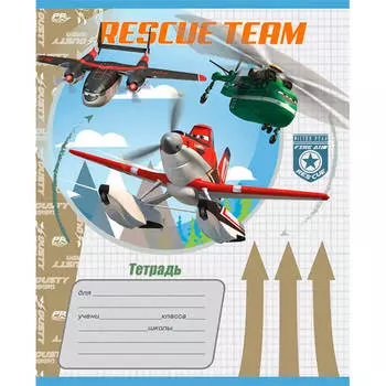 Тетрадь 12л клетка дисней ассорти 82121