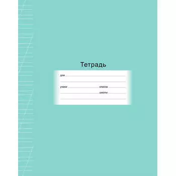 Тетрадь 12 л косая линия биджи школьная эконом