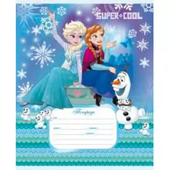 Тетрадь 12л линия Disney холодное сердце 89361