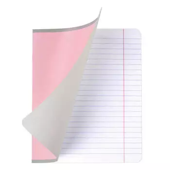 Тетрадь 12л линия Юнландия классическая розовая 105647