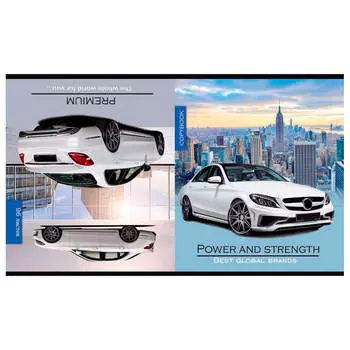 Тетрадь 96л клетка машины 466-5-303-49793-1